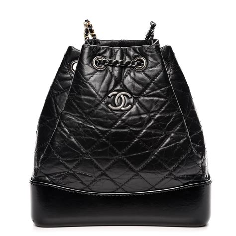 quilted backpack chanel|Chanel gabrielle backpack small price.